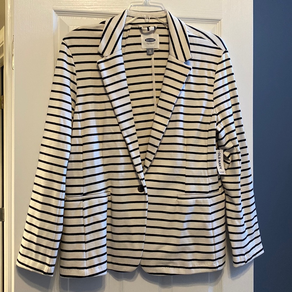 NWT Old Navy stripe blazer